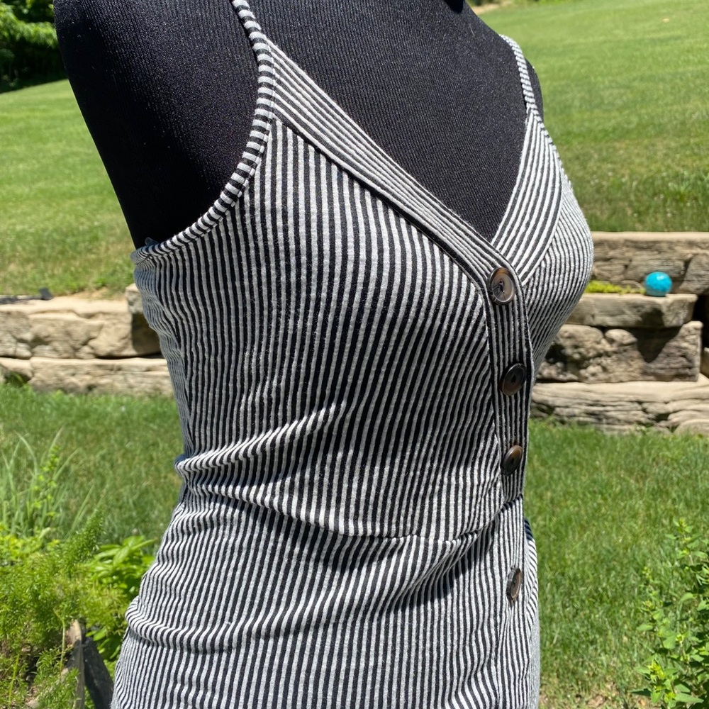 Caution to the Wind Striped Dress